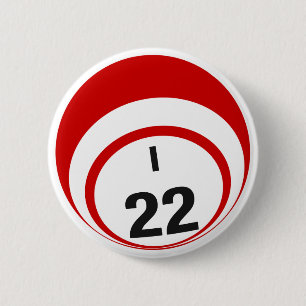 I22 Bingo Ball button