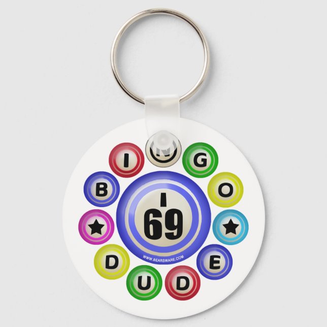 I69 Bingo Dude Key Ring (Front)