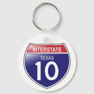 I-10 Texas Keychain