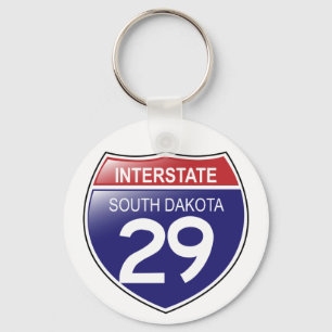 I-29 South Dakota Keychain
