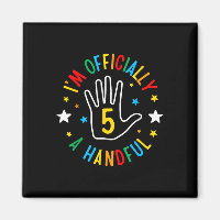 I'm Officially A Handful Funny 5th Birthday 5
