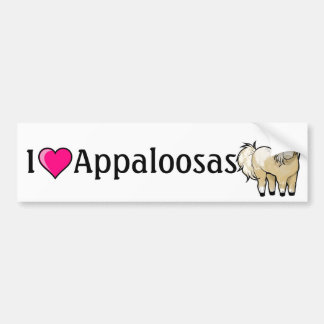 I <3 Appaloosas Bumper Stickers