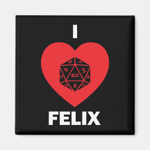 I <3 Felix Magnet (dark)