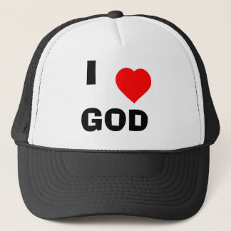 I <3 God Trucker Hat