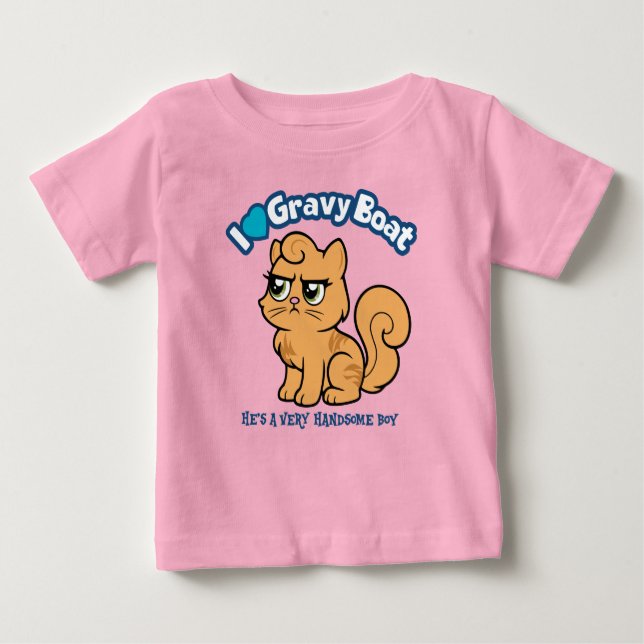 I <3 Gravy Boat DCC Baby T-Shirt (Front)