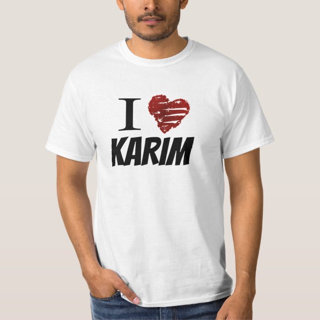 I <3 Karim T-Shirt (Front)