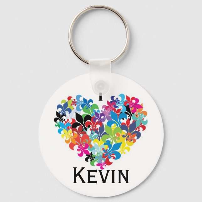 I <3 Kevin Key Ring (Front)