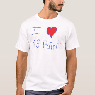 i <3 MSpaint T-Shirt