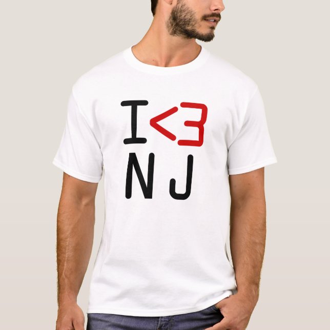 I <3 NJ T-Shirt (Front)