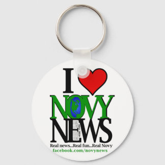 I <3 Novy News Key Ring