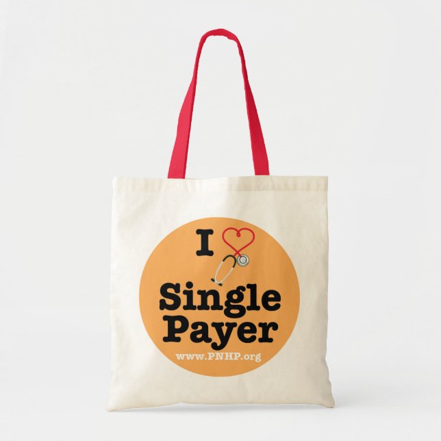 I <3 Single Payer Tote (Front)