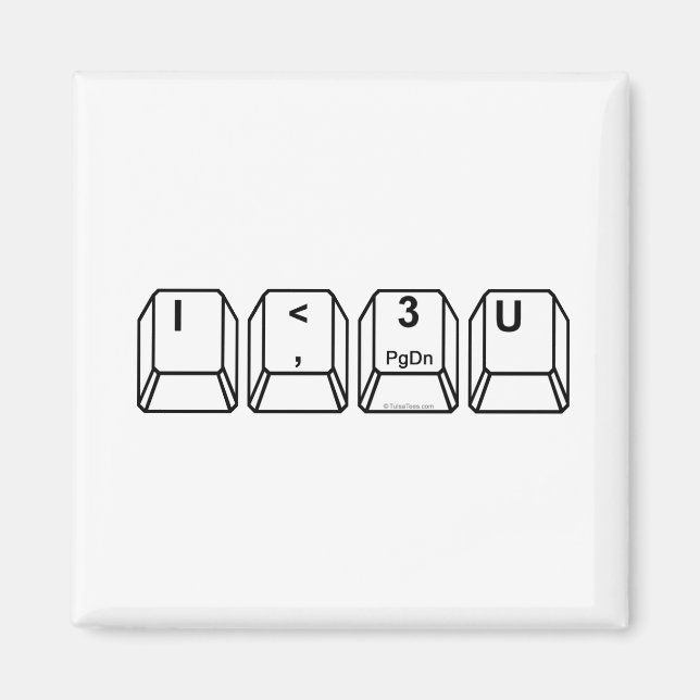 I <3 U MAGNET (Front)