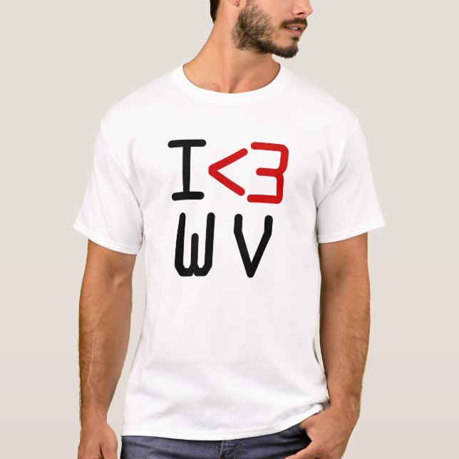 I <3 WV T-Shirt (Front)