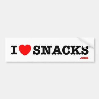 i<3snacks - bumper sticker