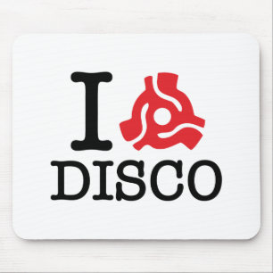 I 45 Adapter Disco Mouse Pad