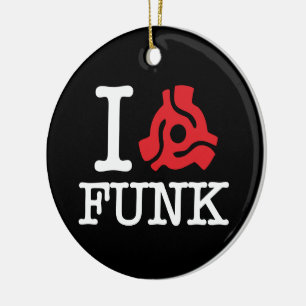 I 45 Adapter Funk Ceramic Ornament