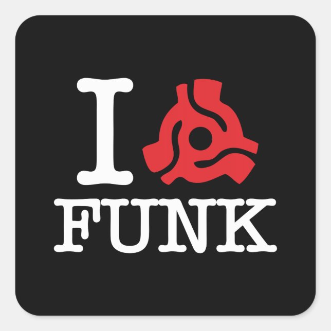 I 45 Adapter Funk Square Sticker (Front)