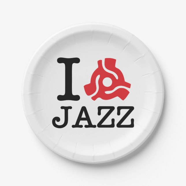 I 45 Adapter Jazz Paper Plate (Front)