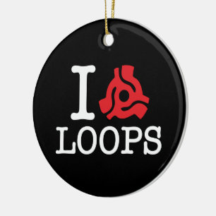 I 45 Adapter Loops Ceramic Tree Decoration