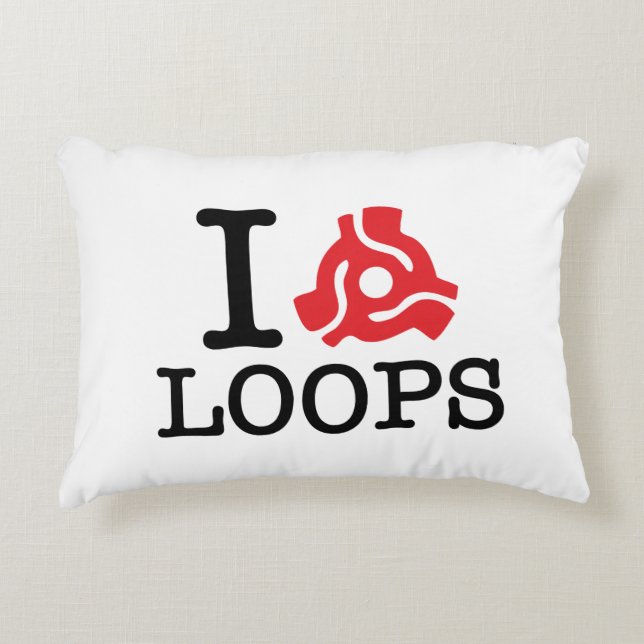 I 45 Adapter Loops Decorative Cushion (Front)