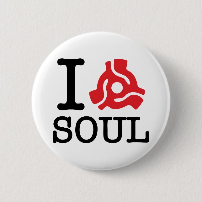I 45 Adapter Soul 6 Cm Round Badge (Front)