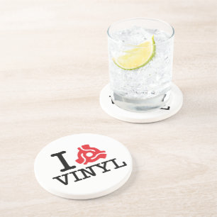 I 45 Adapter Vinyl Coaster