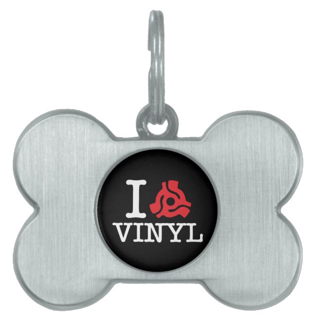 I 45 Adapter Vinyl Pet Name Tag (Front)
