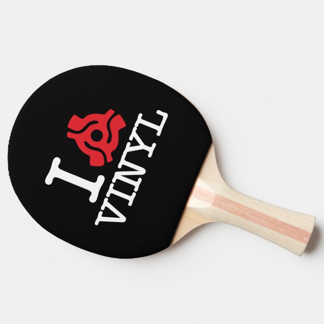 I 45 Adapter Vinyl Ping Pong Paddle (Side)