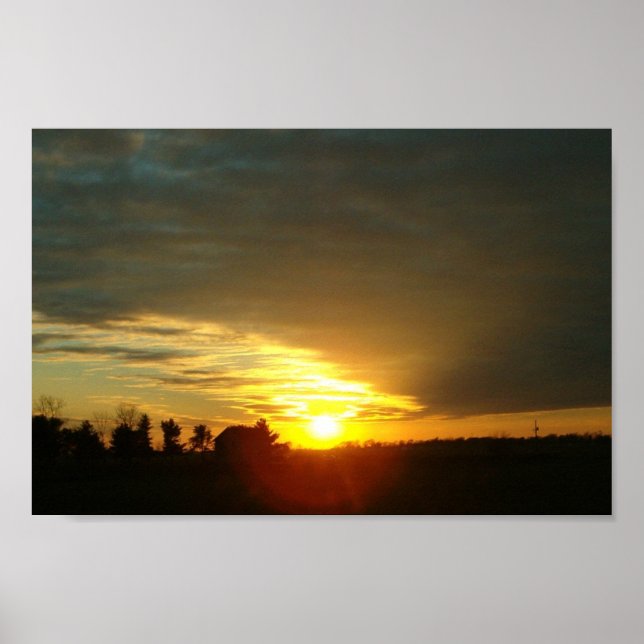 I-57 Sunset Poster (Front)