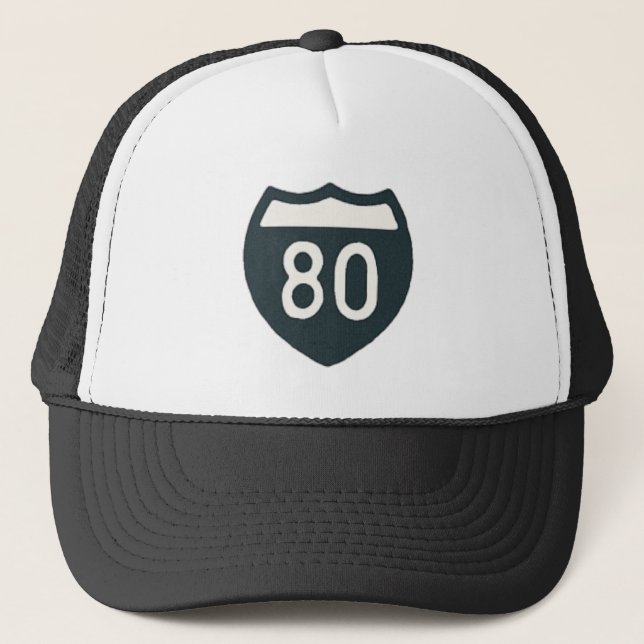 I-80 Design Trucker Hat (Front)