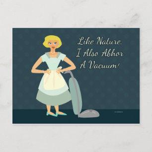I abhor a Vacuum Postcard