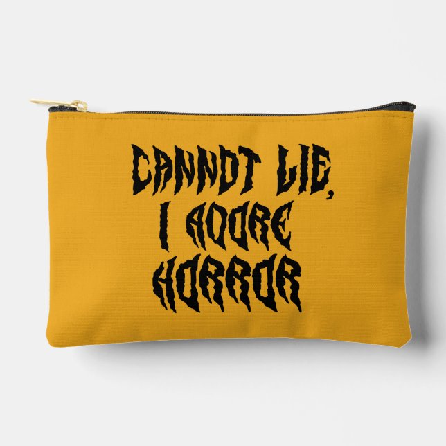 I Adore Horror  Accessory Pouch (Front)