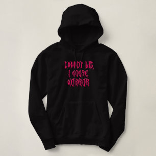 I Adore Horror (Pink Text) Hoodie