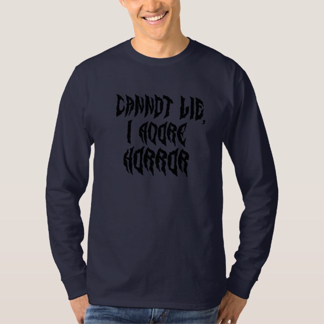 I Adore Horror  T-Shirt (Front)