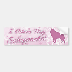 I Adore my Schipperke Bumper Sticker