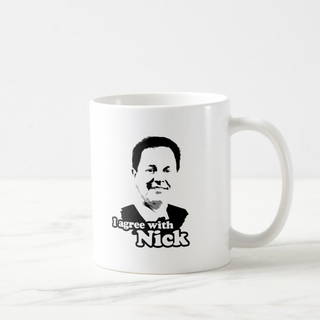 I agree with Nick Coffee Mug (Right)