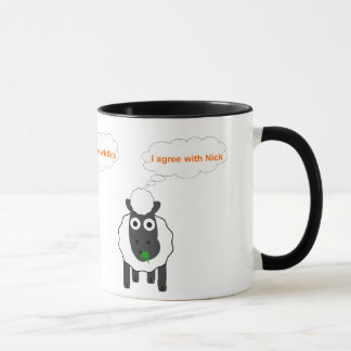 I Agree With Nick ~ Political U.K General Election Mug