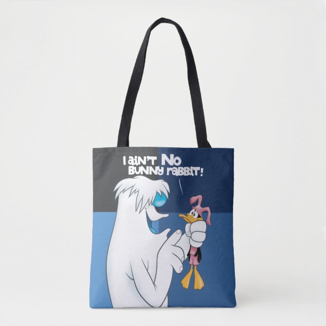 "I Ain't No Bunny Rabbit" Hugo & DAFFY DUCK™ Tote Bag (Front)