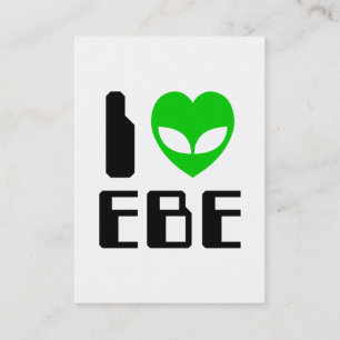 I Alien Heart EBE Business Card