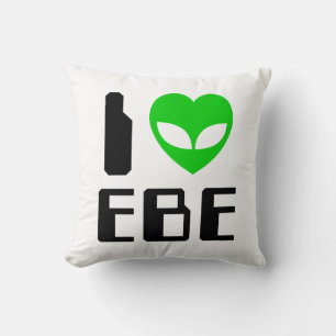 I Alien Heart EBE Cushion