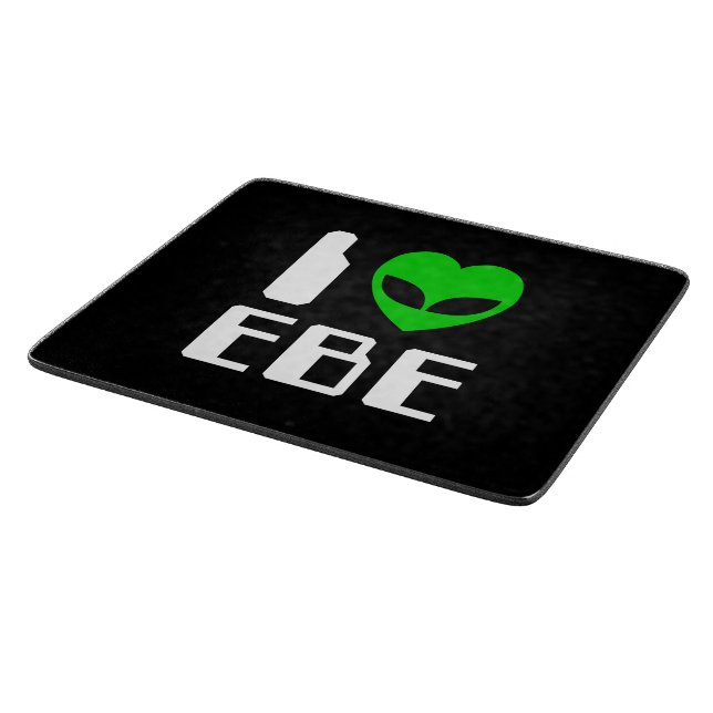 I Alien Heart EBE Cutting Board (Corner)