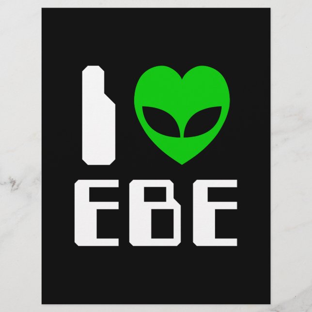 I Alien Heart EBE Flyer (Front)