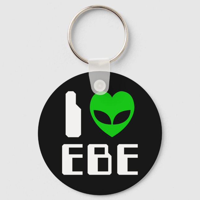 I Alien Heart EBE Key Ring (Front)