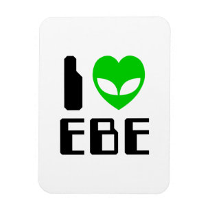 I Alien Heart EBE Magnet