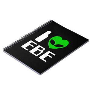 I Alien Heart EBE Notebook