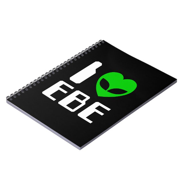 I Alien Heart EBE Notebook (Left Side)