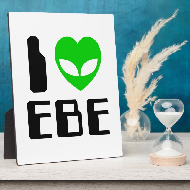 I Alien Heart EBE Plaque (Side)