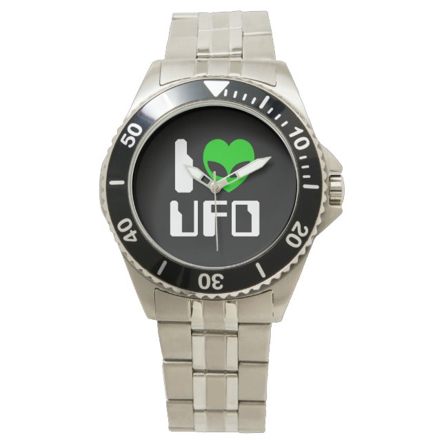 I Alien Heart UFO Watch (Front)