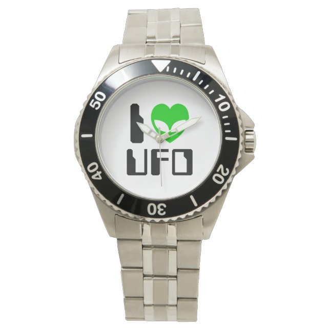 I Alien Heart UFO Watch (Front)