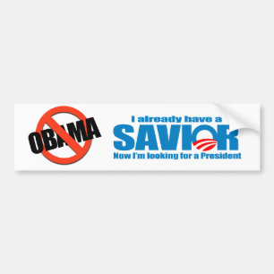 I already have a saviour bumper sticker